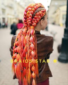 Hairstyles Ideas, Hairstyle Ideas, Red Hair, Hair Wrap, Dubai, Dreadlocks, Braids, Blonde