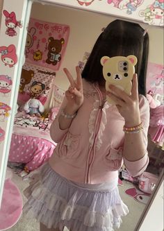 Kawaiicore Fashion, Bear Sanrio, My Melody Strawberry, Strawberry Hello Kitty, Mother Garden, Kawaii Outfit