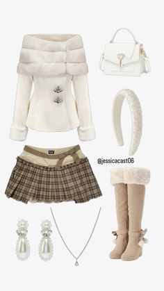 Things To Wear For Thanksgiving, Christmas Outfit Simple, White Christmas Aesthetic Outfit, Christmas Outfit Layout, Christmas Aesthetic Outfit Ideas, Christmas Outfits Church, 2024 Christmas Outfits, Christmas Outfits Coquette, Aesthetic Christmas Clothes