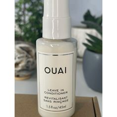 New Mini Detangling And Frizz Fighting Leave In Conditioner. Travel Size 1.5 Oz Ouai Leave In Conditioner, Ouai Hair, Leave In Conditioner, Leave In, Travel Size, Travel Size Products, Color White, Conditioner, Mask