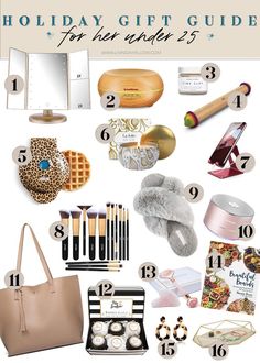 the holiday gift guide for her under 25