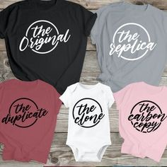 Family Of 7, Father And Baby, Mic Drop, Display Picture, Family Christmas Shirts, Team T Shirts, Original Clothes, Message Box, Toddler Boy Outfits