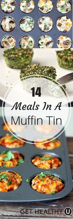 These 14 muffin tin meals are an easy way to create unique and versatile dishes that are perfect for just one or a big group. Eggs Healthy, Cooking Eggs, Breakfast Muffin, Baked Egg