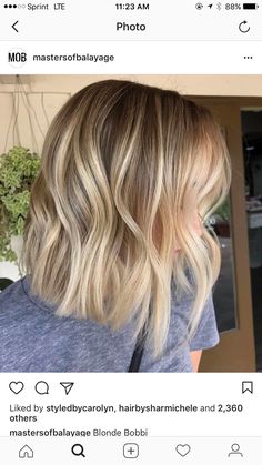 Highlights Shoulder Length Hair, Baylage Short Hair, Balayage Blonde Short, Balage Hair, Short Balayage, Long Bob Blonde, Short Hair Highlights, Windows To The Soul