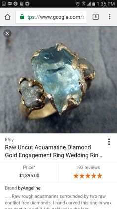 the ring is on sale for $ 1, 500 and it has two different colors