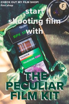 the peculiar film kit is open and ready to be used