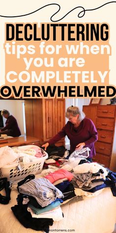 Decluttering Tricks For When You are Completely Overwhelmed! How to Declutter When Overwhelmed: Simple Steps to Regain Control When I think about decluttering, I can easily become overwhelmed by the magnitude of the task. It’s not just the physical act of sorting through my belongings but also the emotional weight each item can carry. These simple decluttering tips will help you through the declutter process. Kitchen Declutter Organizing Ideas, Free Printable Cleaning, Easy House Cleaning, Clean Clutter, Declutter Closet, Clutter Control