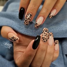 Pantera Nails, Panthers Nails, Fun Nail Designs, Nail Work, White Tiger, Coffin Nails Designs, Cool Nail Designs, Chic Nails, Tiger Print