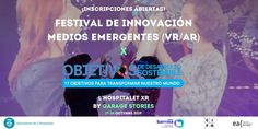 an advertisement for festival de innovacion medios emerges v / varr