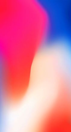 an abstract blurry image of red, white and blue colors on a cell phone