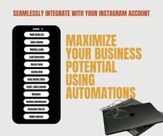 an advertisement with the text maximumize your business potential using automatons on it