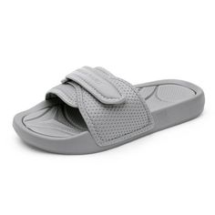 DREAM PAIRS Women's Summer Adjustable Athletic Slide Sandals Arch Support Slip on Open Toe Cute Lightweight Comfortable Flat Outdoor Indoor Sport Sandals SDSS2223W GREY Size 10. A pair of lightweight summer sandals meet your casual day needs. It only weighs 4.5oz Color: Gray.  Gender: female.  Age Group: adult. Indoor Sports, Comfortable Flats, Sport Sandals, Gift Of Time, Summer Sandals, Sandals Summer, Outdoor Indoor, Arch Support, Slide Sandals