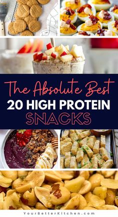 the absolute best 20 high protein snacks that are low in calories or fats