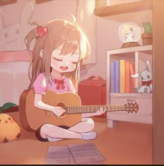 Game Guitar Girl Cute Guitar