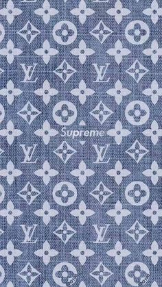 louis vuitton fabric with white letters and symbols on blue background, close up