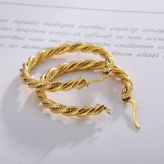 Classification 
						 Earrings 
					 
 
						 Design 
						 Plating 
					 
 
						 Gender 
						 Women'S 
					 
 
						 Material 
						 Titanium Steel 
					 
 
						 Occasion 
						 Daily, Birthday 
					 
 
						 Pattern 
						 Spiral Stripe 
					 
 
						 Style 
						 Fashion 
					 
 
						 Weight 
						 9g Hair Accessories Flower, Beauty Bags, Earrings Design, Lace Bras, Bra Lace, Sheer Bra, Steel Earrings, Flower Hair Accessories, Seamless Bra