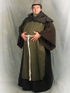 Friar Tuck Costume, Robin Hood Costume, Friar Tuck, Armor Clothing, Mens Attire, Theatre Costumes, Steampunk Design