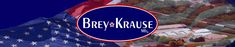 an american flag with the words brew krause on it