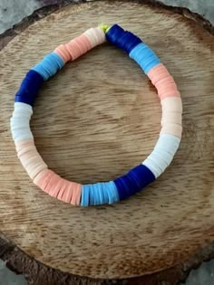 Multi Colored Bracelets. Please choose variation. Beads Necklace Ideas, Clay Beads Necklace, Bracelets Aesthetic, Crafts Beads, Bead Inspiration, Bracelet Keychains