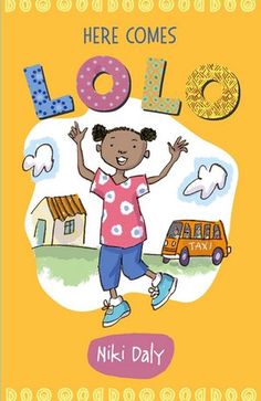 a child's book with the title, you here comes lolo in blue and pink