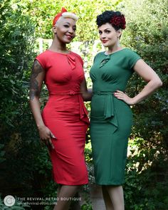 Stop Staring Dresses UK stockist London shop Revival Retro presents the 'Timeless' Dress. An enduring favourite amongst our vintage girls. 1930s Skirt, 1950s Clothing, Smart Chic, Dress Smart, Retro Boutique, 40s Style, Shoe Ideas, Vintage Inspired Fashion