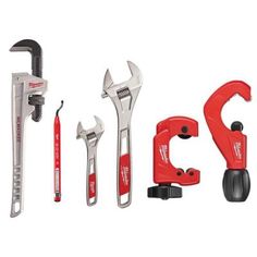 various tools are arranged in the shape of letters