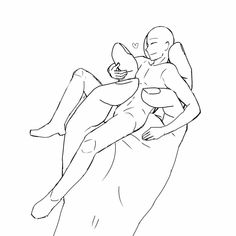 a drawing of a man holding a woman in the air with his arms around him