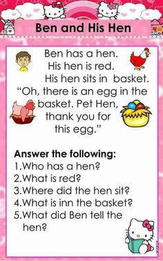 a hello kitty poem with an easter theme