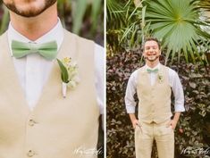 a man wearing a bow tie and vest