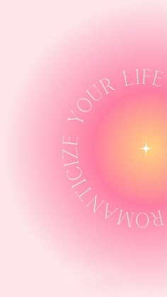 a pink background with the words, your life is an invob