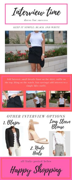 Interview Time – Southern Blondes Blog Knot Skirt, Dress For Success, Nude Heels, Blog Page, Fun Earrings, Meal Prep, Sleeveless Top, Sleeve Blouse, Interview