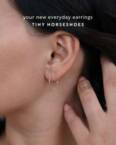 The perfect everyday earring and an all-time best seller. These delicate horseshoe shaped slide earrings are so comfortable you’ll forget you’re wearing them. Claires Ear Piercing, Tattoos For Women On Thigh, Nutella Desserts, Horseshoe Earrings, Be Uncomfortable, Gold Bar Earrings, Bar Stud Earrings, Crystal Dangle Earrings, Bar Studs