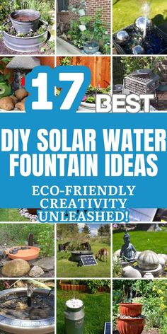 the top ten diy solar water fountain ideas