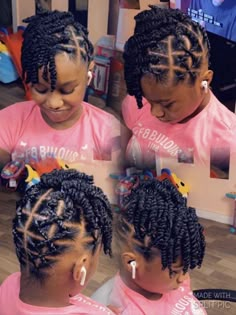 Great style for TrishKids hairstyles girlsLittle girls natural hairstylesKids hairstyles Small Head Hairstyles Black Women, Blackwomen Hairstyle Braids, Rubber Band Mohawk Hairstyles, Hair Styles For 11-12 Black, Market Day Project Ideas, Low Tension Protective Styles Kids, Underbraid Styles