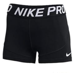 Never Worn No Pilling, No Stains Nike Pros Different Colors, Nike Pro Shorts For Kids, Pro Nike Shorts, Nike Pros Shorts, Wish List Items, Volleyball Stuff, Black Nike Pros, Nike Clothes, Nike Clothing