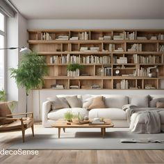 Idée déco pour un salon cosy: Blanc et bois naturel Cozy Reading Chair, Chair Ideas, Reading Chair, Cozy Reading, Reading Nook, Nook, House Design, Lost, Interior Design