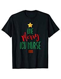 Christmas Nurse T Shirt ICU Nurse One Merry Nurse Shirt  #ICU #ICUnurse #nurse #nurselife #hospitallife #scrublife #intensivecare #christmasgifts #christmas #christmasgiftfornurses #nursegift Nurse Christmas Shirts, Scrubs Nursing Uniforms, Nicu Nurse, Nursing Assistant, Novelty Clothing, Nurse Shirt, Nursing Tshirts