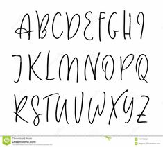 handwritten alphabet with black ink on white background stock photo image 379784