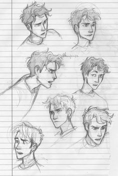 some sketches of the characters from frozen water