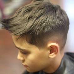 Spiked Hair with Taper Fade Skin Fade Pompadour