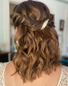 Medium Length, Wedding Hairstyles