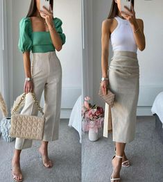 Woman Fashion Casual, Fashion For Work, Autumn Woman, Summer Office Outfits, Look Office, Outfits Woman, Woman's Fashion, Summer Work Outfits, Elegante Casual