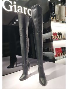 Thigh Length Boots, Boots Heels, Heels Boots, Fashion Heels, Casual Flats