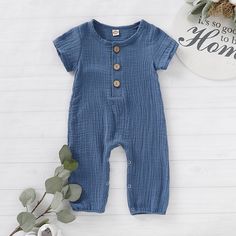 Baby Fashion Summer, Short Sleeve Jumpsuit, Solids For Baby, Kid Clothes, Carters Baby Boys, Short Sleeve Jumpsuits, Short Sleeve Romper