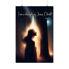 a poster with the words i am a angel of jesus christ