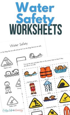 water safety worksheets for kids to learn how to use them in the classroom