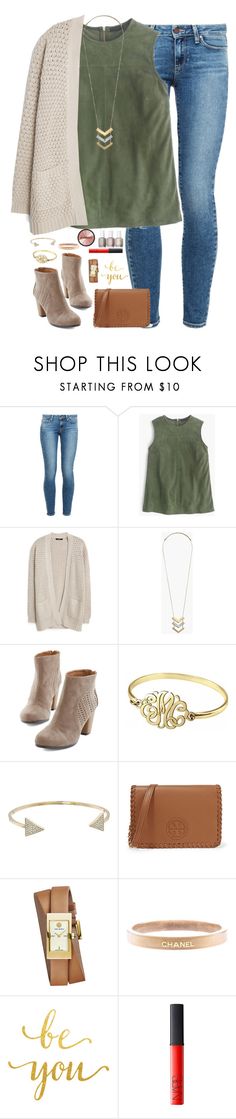 "sometimes you can't explain what you see in a a person. it's just the way they take you to a place that no one else can." by kaley-ii ❤ liked on Polyvore featuring Paige Denim, J.Crew, MANGO, Madewell, Alison & Ivy, Michael Kors, Tory Burch, Chanel, NARS Cosmetics and Smashbox Green Top Outfit, Olive Green Top, Cooler Look, Green Top, Paige Denim, Fashion Mode, Mode Inspiration, Fall Winter Outfits