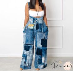 Product Name Sweet Jumpsuit Denim Plus Size Overalls Pants RS-858 Item NO. RS-858 Size 3XL, 2XL, XL, L, M, S Pattern Type Print Style Street Pant Style Flare Pants, Overalls Season Winter Fit Type Loose Waist Type Mid Front Style Flat Pants Length Full Length Weight 0.44kg = 0.9700 lb = 15.5205 oz Category Bottoms Pants Creation Time 2020-12-10 Casual Denim Patchwork Pants, Non-stretch Patchwork Denim Pants, Non-stretch Denim Patchwork Pants, Casual Dark Wash Overalls, Summer Denim Patchwork Pants, Summer Denim Pants With Patchwork, Summer Patchwork Denim Pants, Denim Blue Casual Overalls, Casual Denim Blue Overalls