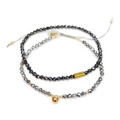 PRICES MAY VARY. ❤ Material : 3mm shiny multi-faceted colored hematite stone beads match 2mm gold-plated brass beads, handcrafted into an easy-to-match set of bracelets, you can wear them together or just one to match your style. ❤ Size : Adjustable bracelet Length approx 7 - 9 inches(17 - 22.8 cm), and other one is elastic bracelet length approx 7 inches(17.8 cm), suitable for different sizes of wrists. Handcraft faceted semi-precious stones, please allow the slight difference in size, shape an Hematite Stone, Brass Beads, Bracelets Set, Elastic Bracelet, Special Moments, Unique Charms, Faceted Bead, Adjustable Bracelet, Set For Women