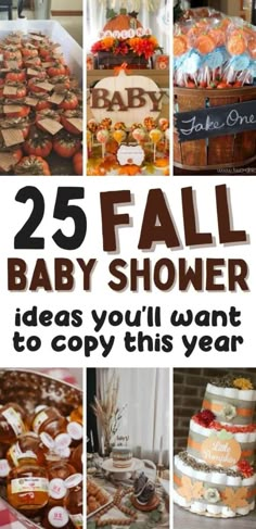 25 fall baby shower ideas you'll want to copy this year